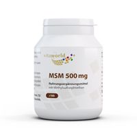 MSM 500 mg Methylsulfonylmethan 100 Kaps
