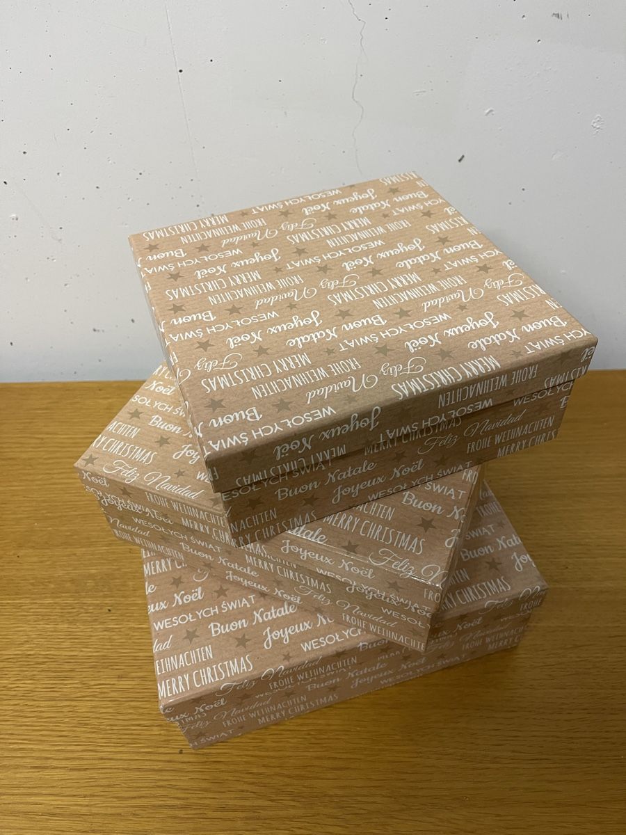 Alle Dekorationen: 3er Set Dekorative Geschenkboxen - Weihnachten Design – Neu (gemäss Beschreibung) aus Spreitenbach von R_1691 1
