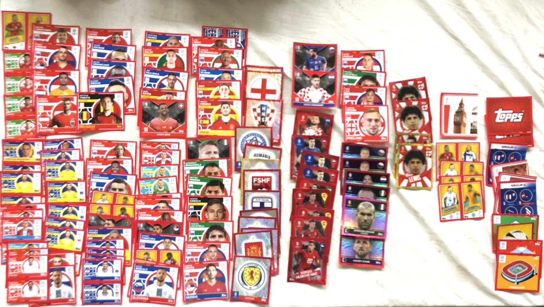 Topps Carte collezionabili: 112x Topps - Sticker - EM 2024 – Usato da Schaffhausen venduto da durruti