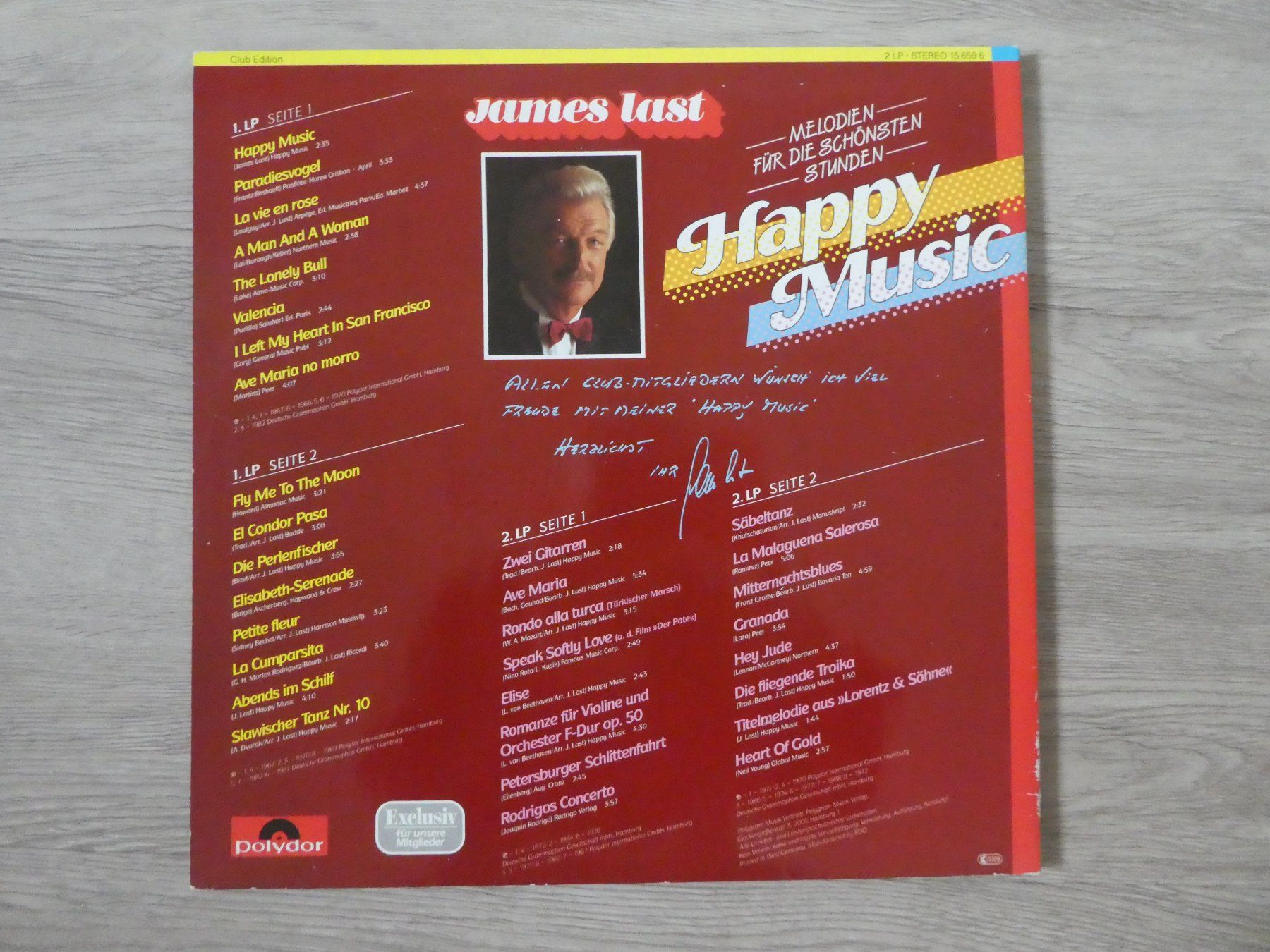 Dischi in vinile: James Last LP, Happy Music. – Usato da Andelfingen venduto da Annegret06 1