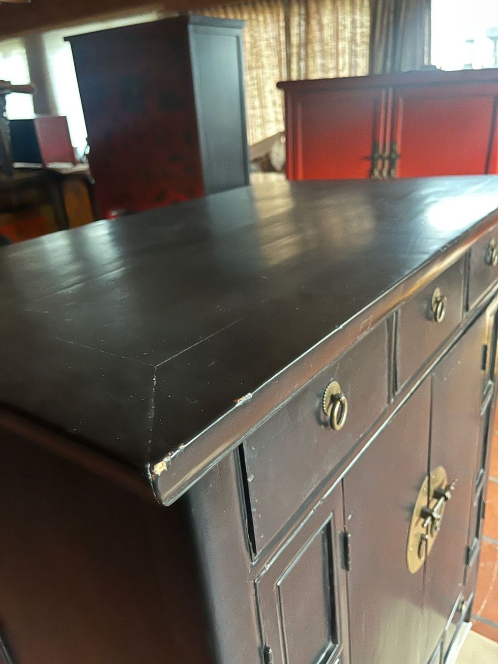 Kommoden: Asiatischer Schrank, Sideboard, Kommode, schwarz – Neu (gemäss Beschreibung) aus Cham von mjg1901 5