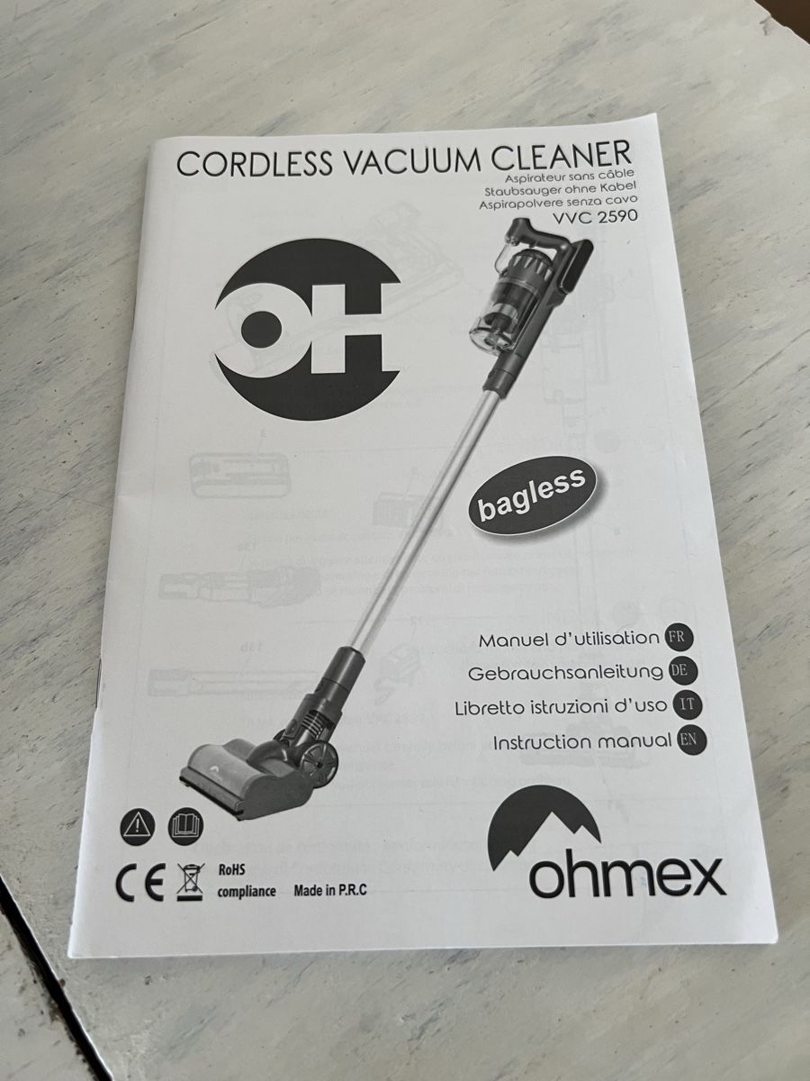 Ohmex Aspirapolveri & Accessori: Ohmex VVC 2590 Akku Staubsauger Kabellos – Usato da Liestal venduto da point2018 3