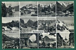 Switzerland, 12 Ansichten, 1960, gelaufen