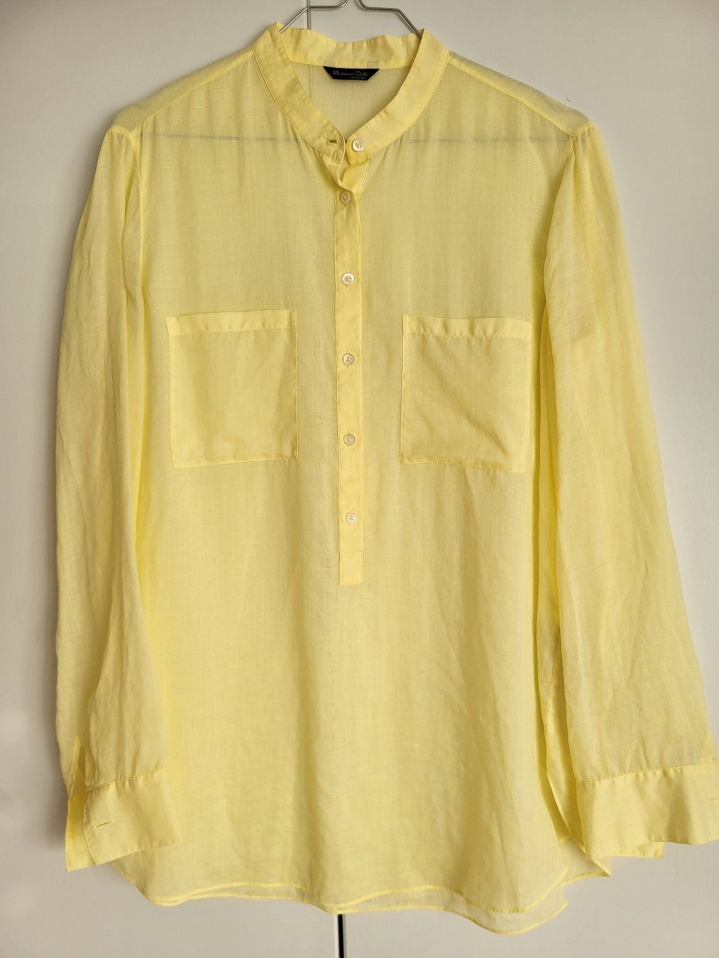 Massimo Dutti Blusen: Massimo Dutti Bluse Damen, Gr.38 - Gelb – Gebraucht aus Baar von clar6