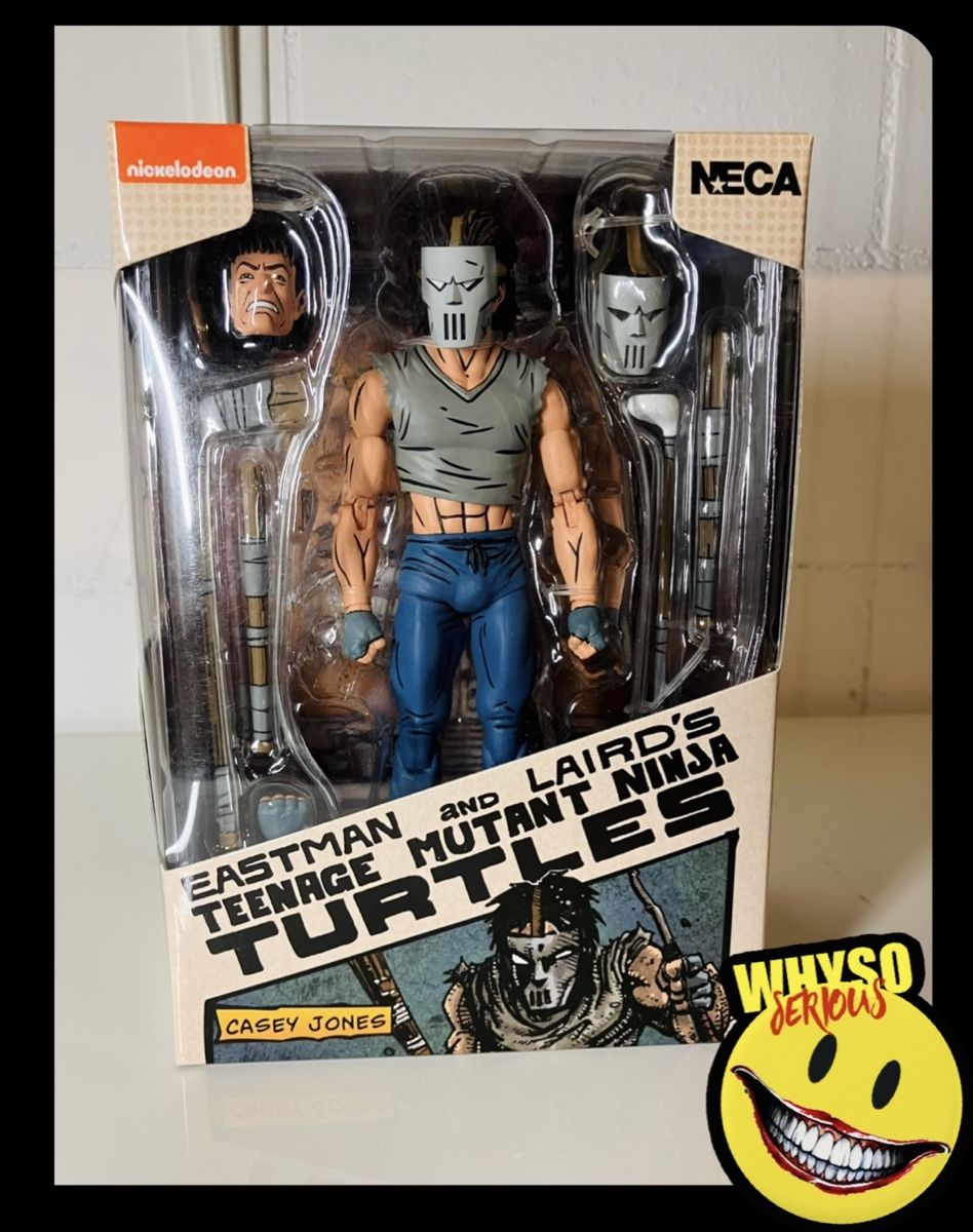 Figuren: NECA Casey Jones Figur (Turtles) / Mirage Comics – Neu und originalverpackt aus Gossau ZH von