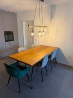 Esstisch Holztisch mit Metallbeinen