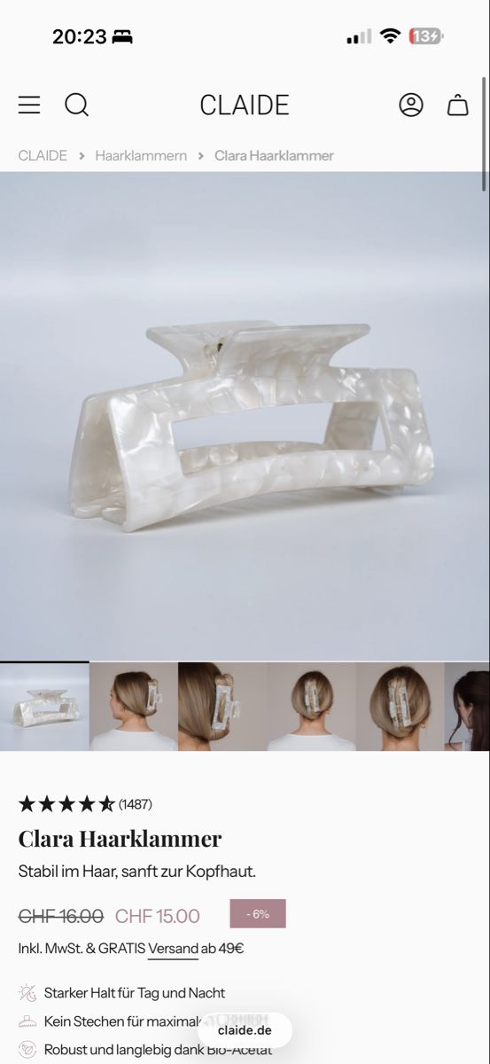 Accessori per capelli: Neue Haarklammer/Accesoire von Claide – Nuovo (secondo la descrizione) da Muolen venduto da ginmelz