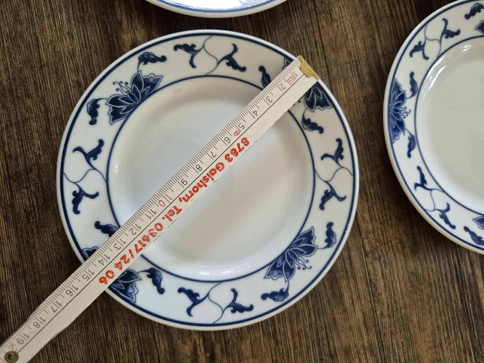 Piatti: 6x Dessertteller, blau-weiss – Usato da Eschlikon TG venduto da zuzanka80 5