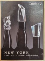 Bouchon Orrefors New York Carat City Stopper verre cristal