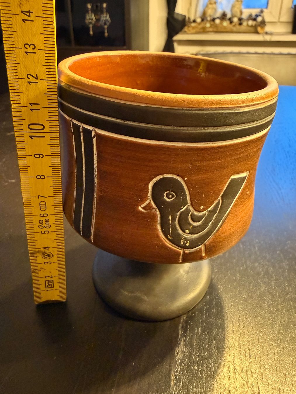 Tutte le decorazioni: Keramik Topf / Vase mit Vogelmotiv, Herbstdeko – Usato da Erstfeld venduto da Mario_boe0 3