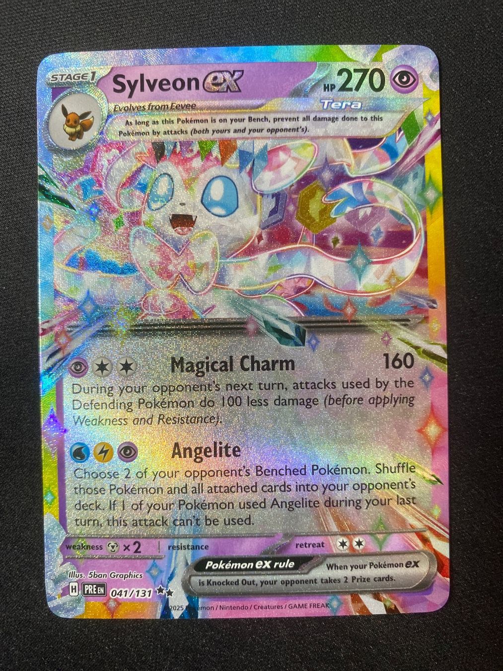 Pokémon Carte collezionabili: Sylveon ex 41 - Feelinara ex - Prismatic Evolutions - EN – Nuovo (secondo la descrizione) da Hausen AG venduto da Shrade