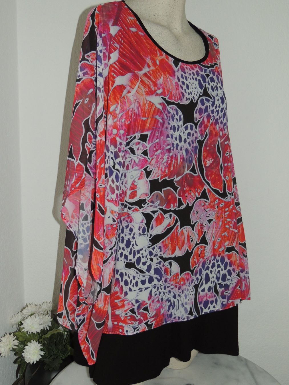Tuniche: SCHÖNE TUNIKA "HEINE" LAYER LOOK VISCOSE SOMMER NEU 48 – Nuovo (secondo la descrizione) da Au ZH venduto da FashionConsultant 5