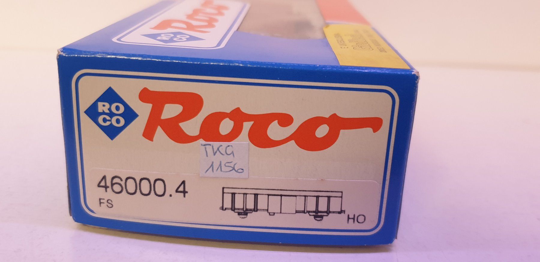 Roco Modellini di ferrovie: Roco FS Spitzdach Güterwagen 46000.4 – Usato da Neuenhof venduto da ludovicco 1
