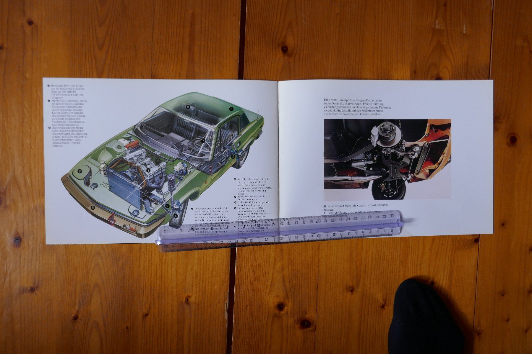 Triumph Documenti: Triumph  TR 7     Originalprospekt – Usato da Madiswil venduto da ML911 7