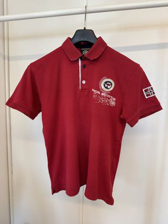 NAPAPIJRI polo red vintage L logo