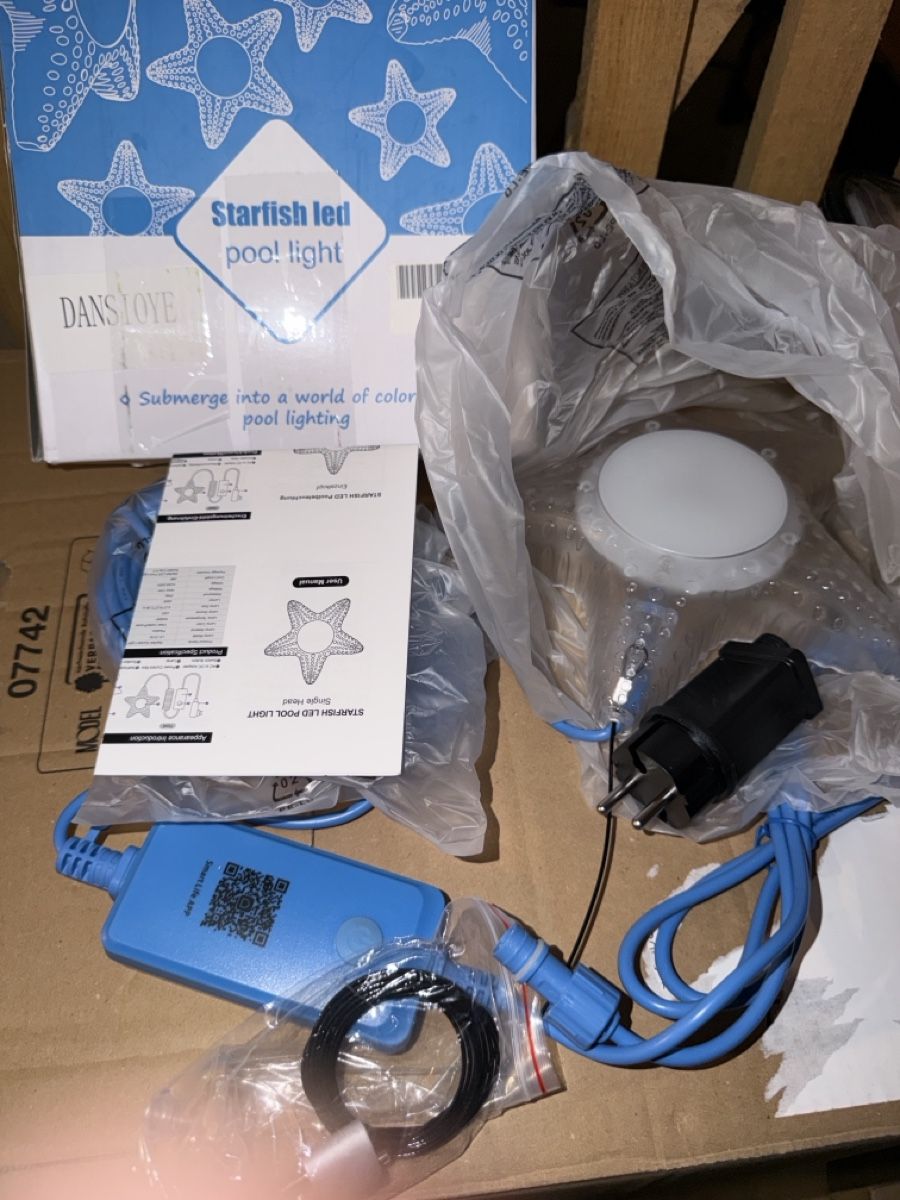 Tutte le decorazioni: LED Poolleuchte Danslove Seestern neu – Nuovo e nell'imballaggio originale da Flamatt venduto da Vm_t