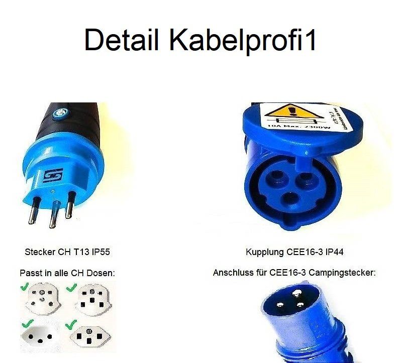 Cavi: 25m Boot+Campingkabelset 3-teil.+Tasche – Nuovo e nell'imballaggio originale da Herisau venduto da Kabelprofi1 3