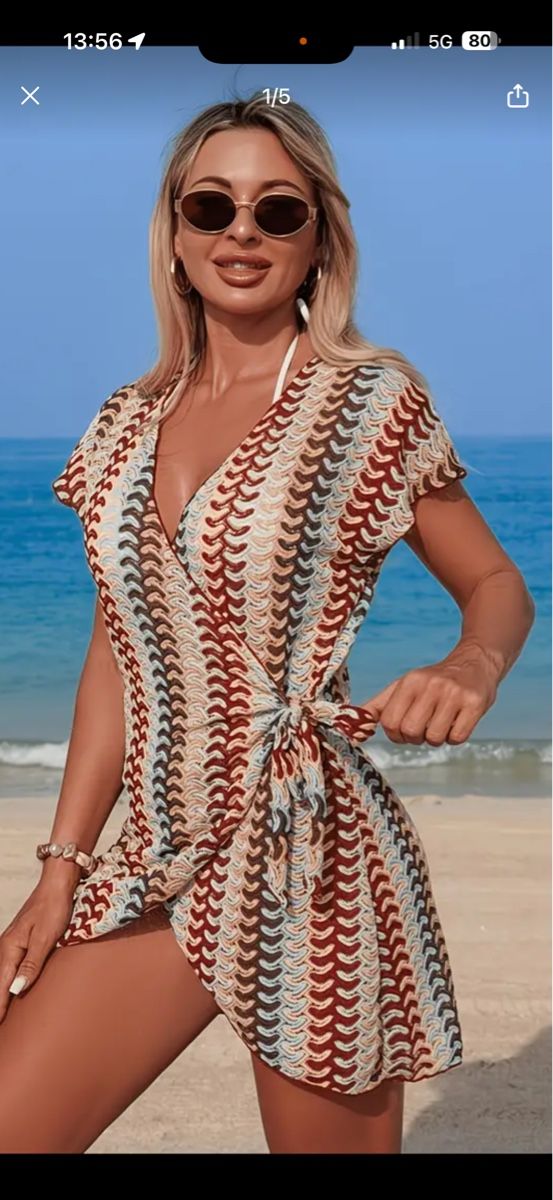 Kleider: Strickkleid Wickeloptik Grösse S Neu – Neu und originalverpackt aus Vezia von sidu03 2
