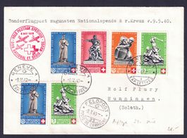 1940, Rotkreuzflug Genève Feldpost 23, selten