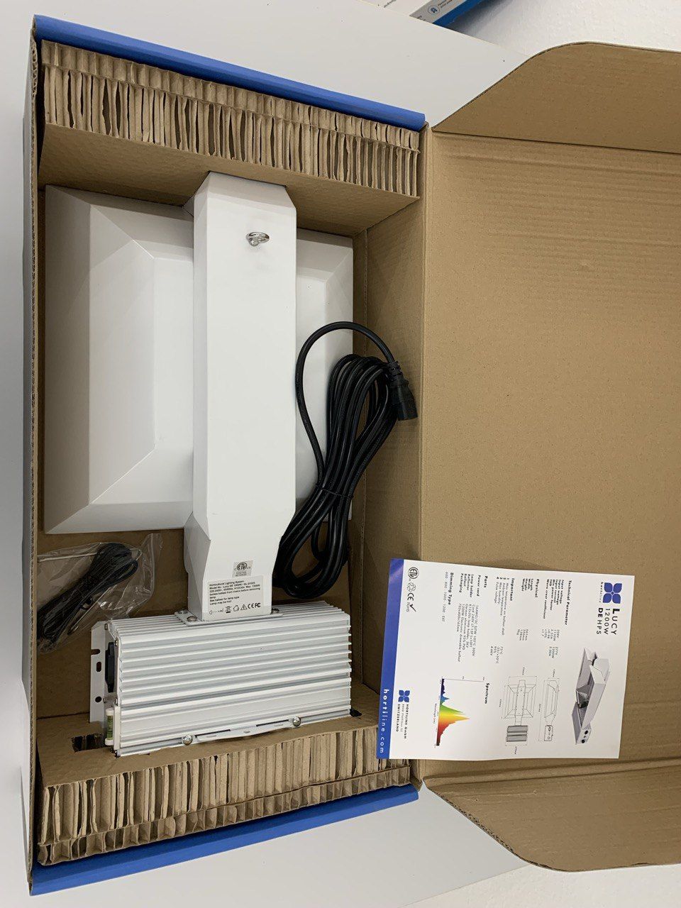 Lampade: Hortiline Lucy 1200W DE PS – Nuovo e nell'imballaggio originale da Basel venduto da Fahrenheitcycling 1