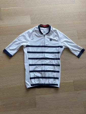SIROKO Herren Radtrikot weiss/marineblau Grösse S | NEU