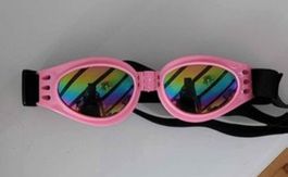 Coole Hundebrille, ideal zum Biken oder für Cabrio!