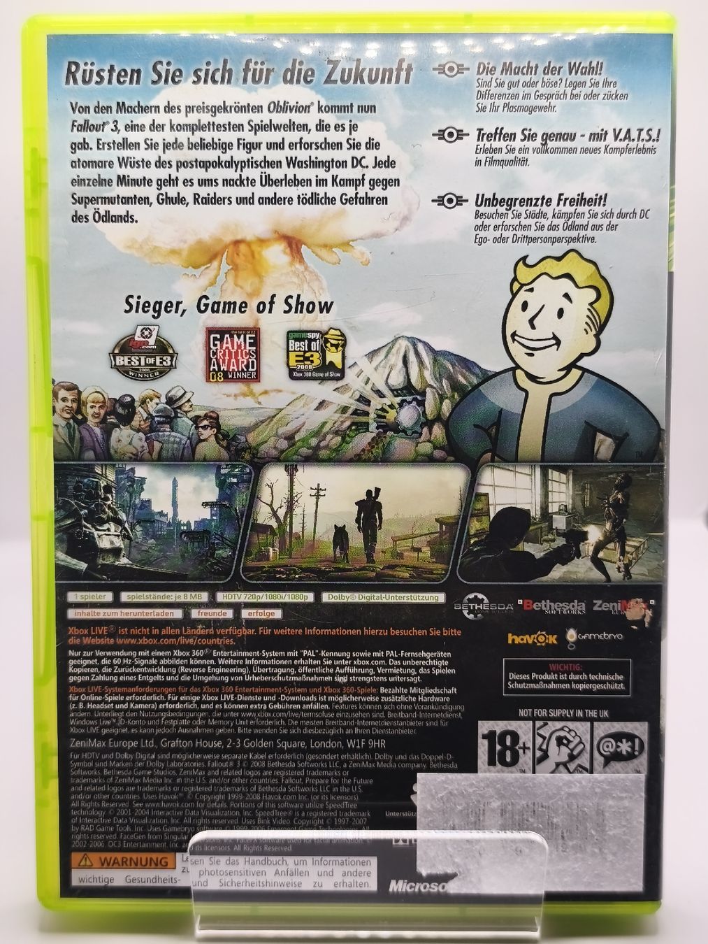 Microsoft Jeux: Jeu Xbox 360 Fallout 3 – D'occasion à Conthey par Th3gr4yf0x 1