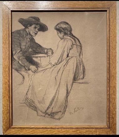 Dipinti: Benjamin Vautier 1829-1898 – Usato da Einsiedeln venduto da Fundgrube59