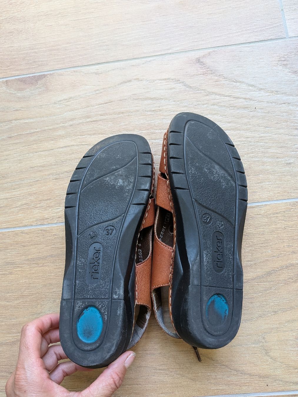 Rieker Scarpe da donna: Rieker Ledersandale Grösse 37 – Usato da Eschenbach SG venduto da SanFranciscoCalifornia 3