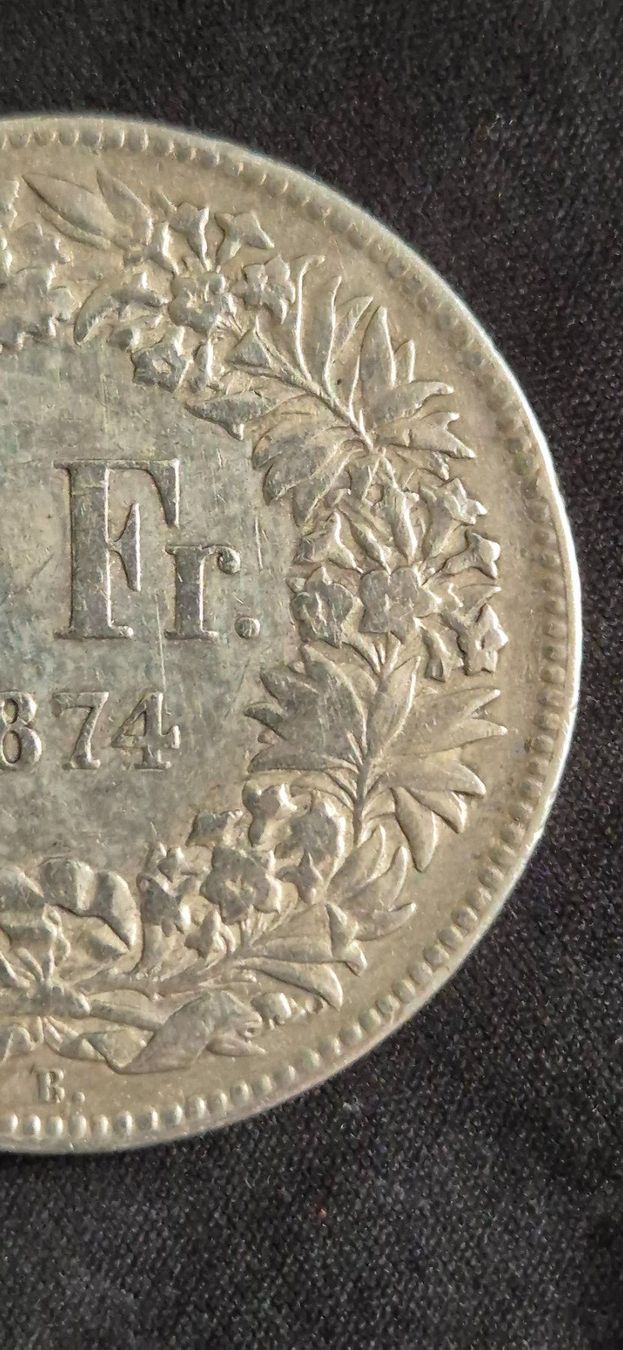 Tutti le monete: 5 Franken 1874 – Usato da Kaiseraugst venduto da Collect-A-Con 3