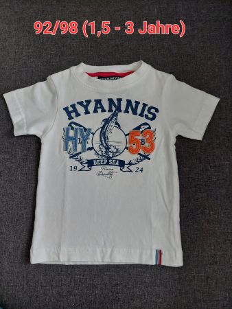 T-Shirt mit Fisch Angler Motiv Grösse 92/98