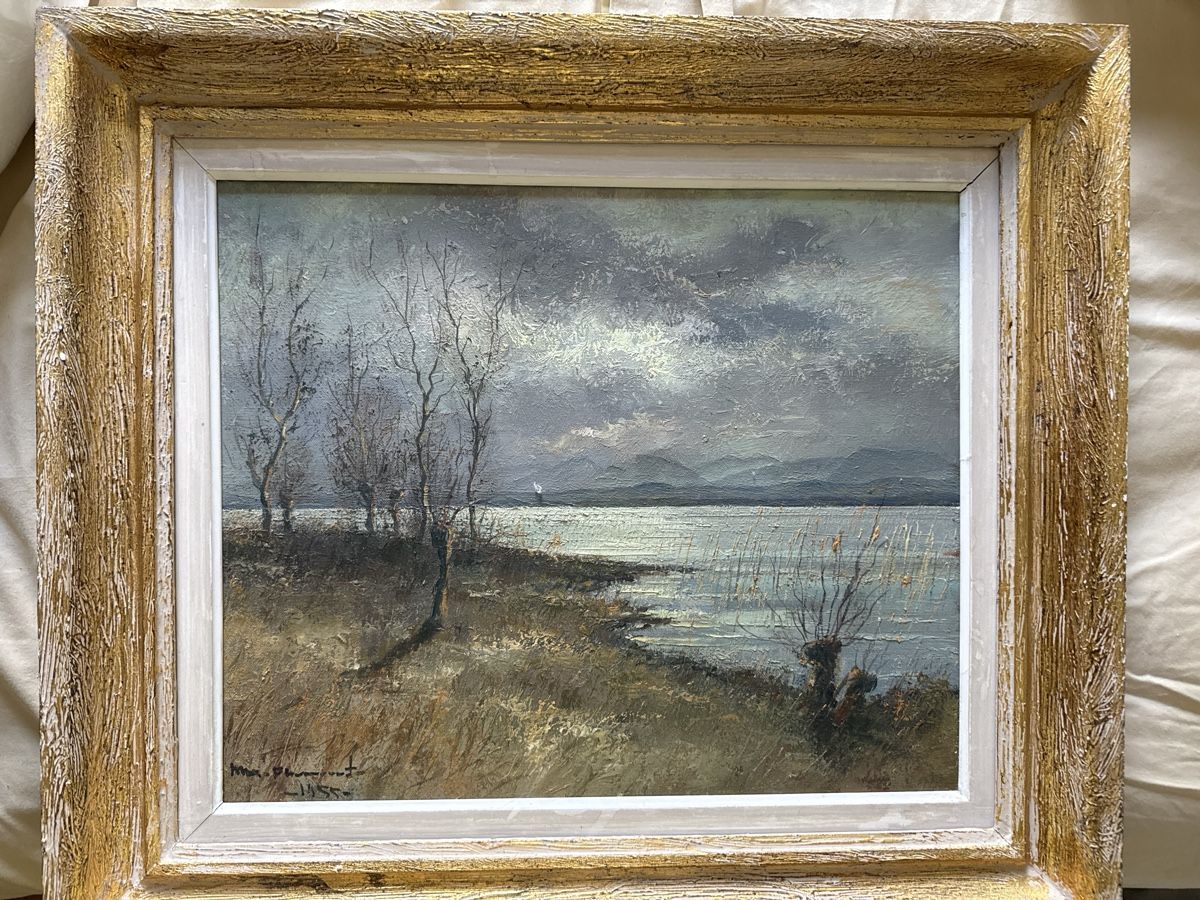 Tele & Cornici: CLÉMENT Max (1912-1995) Murtensee . Subtil – Usato da Schmitten FR venduto da Hohezelg 5