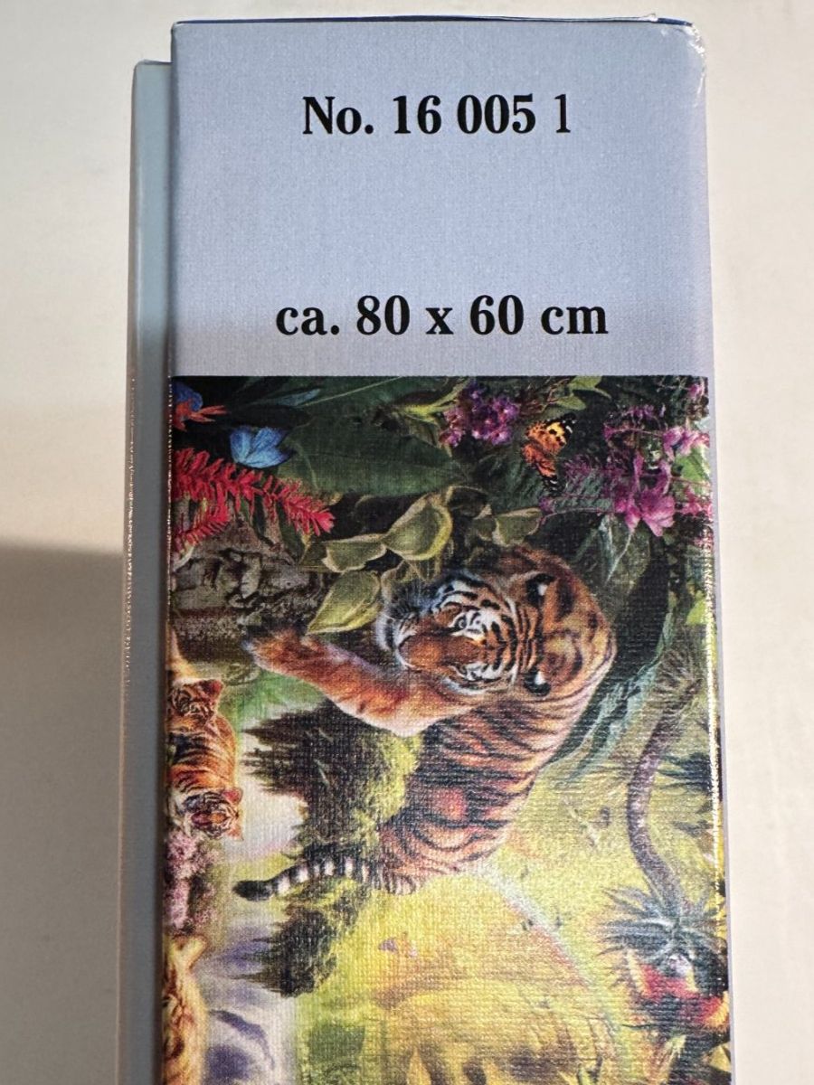 Ravensburger Puzzles: Ravensburger Puzzle. Tiger im Wald. 1500Teile – Gebraucht aus Dürnten von RaschaKatz 1