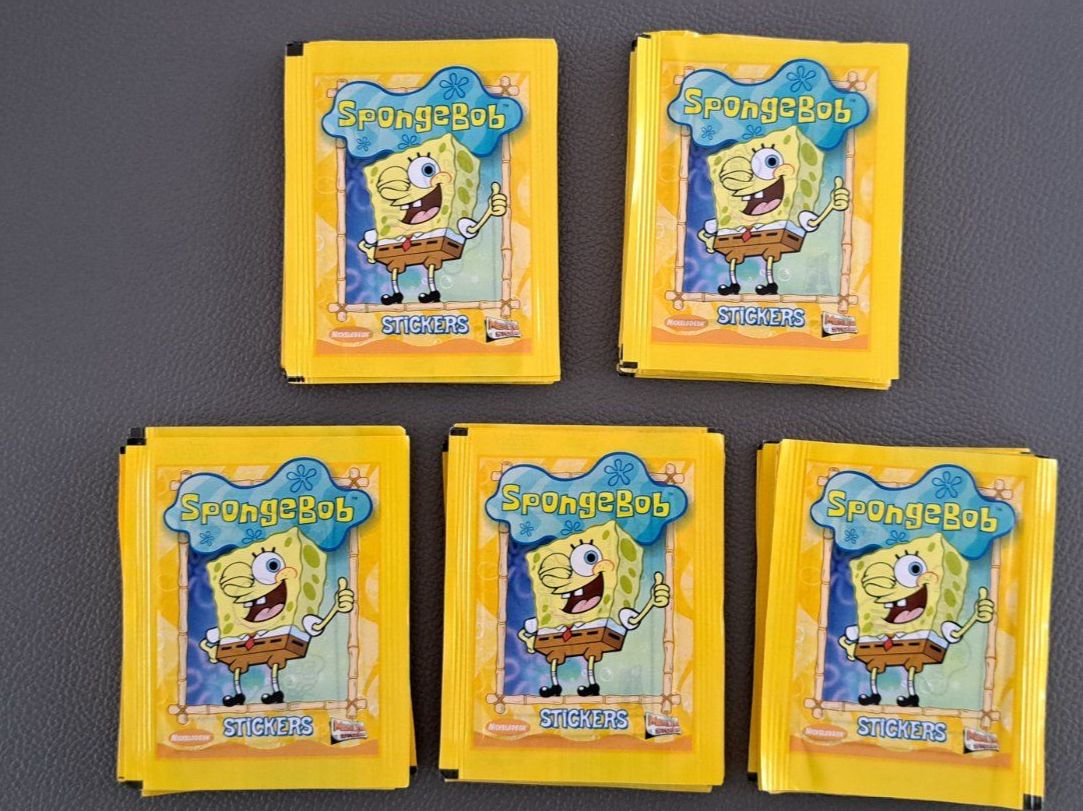 Sammelbilder & Trading cards: 50 Stück Spongebob Sticker Pack | Merlin | 2005 – Neu (gemäss Beschreibung) aus Reiden von Zizki