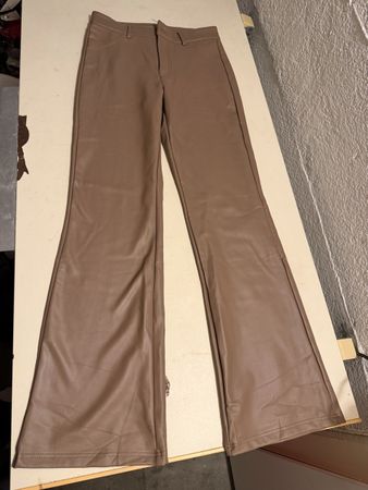 Calzedonia Kunstlederhose braun Grösse M guter Zustand