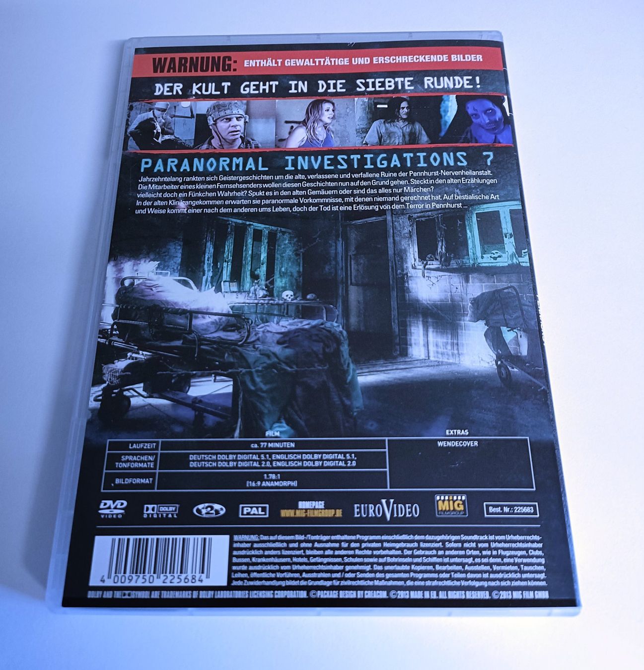 Tutti i DVDs: Paranormal Investigations 7 - Pennhurst – Usato da Köniz venduto da Movieportal007 1