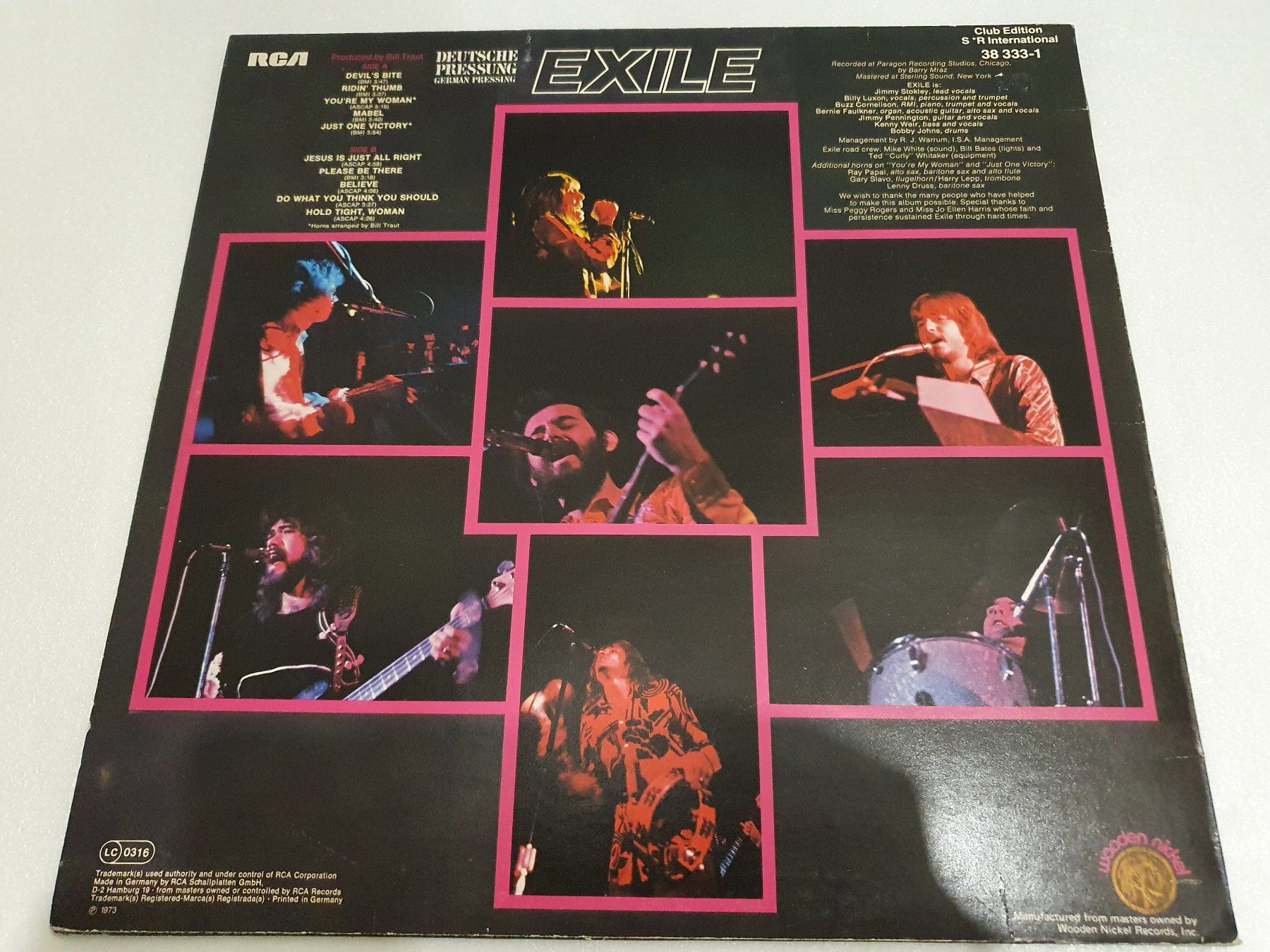 Dischi in vinile: Exile – Exile – Usato da Uster venduto da Vinyl-Leidenschaft 1