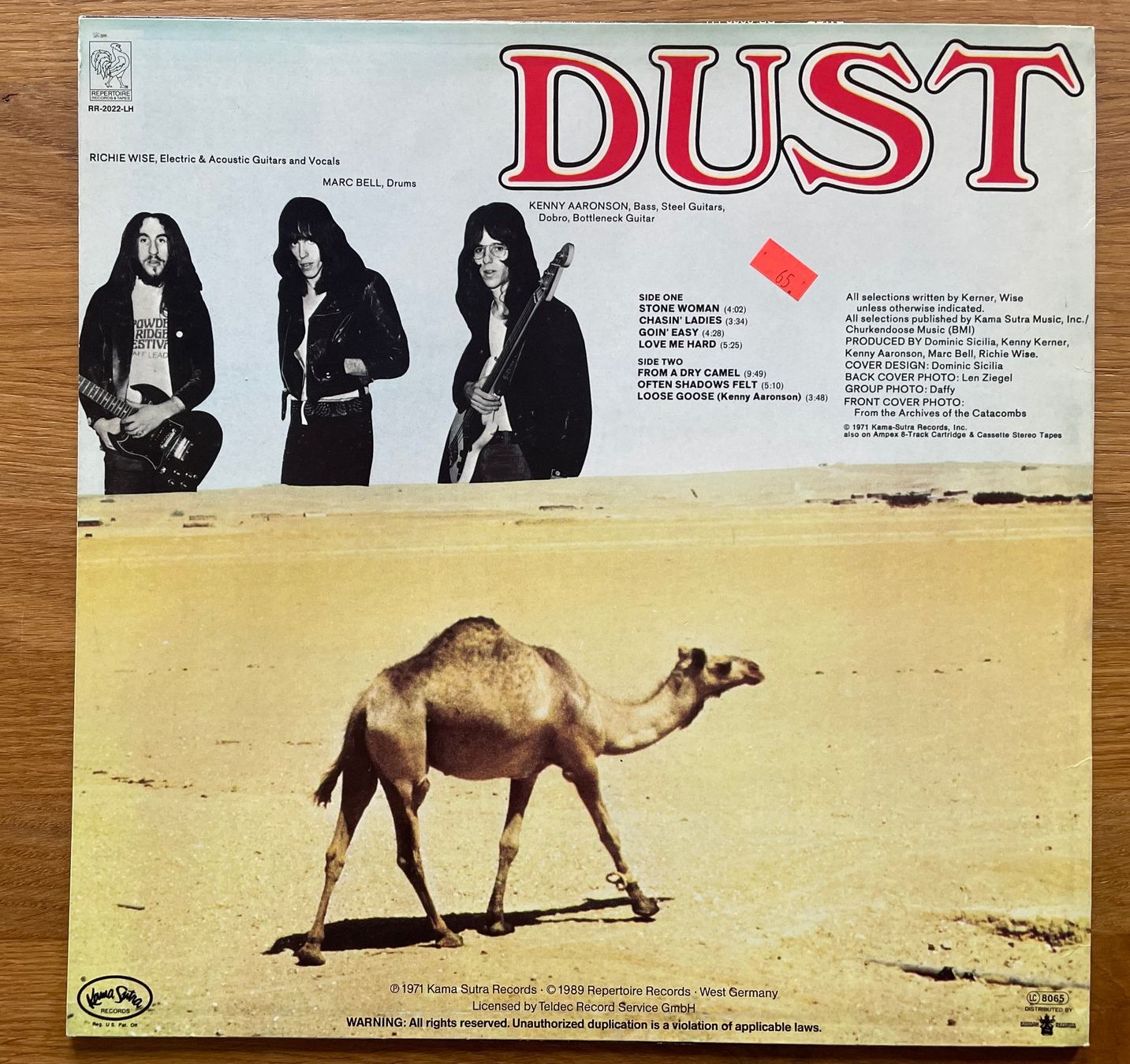 Dischi in vinile: Dust, Same, Nachpressung von 1989, D – Usato da Kleinlützel venduto da Vinylspezi 1