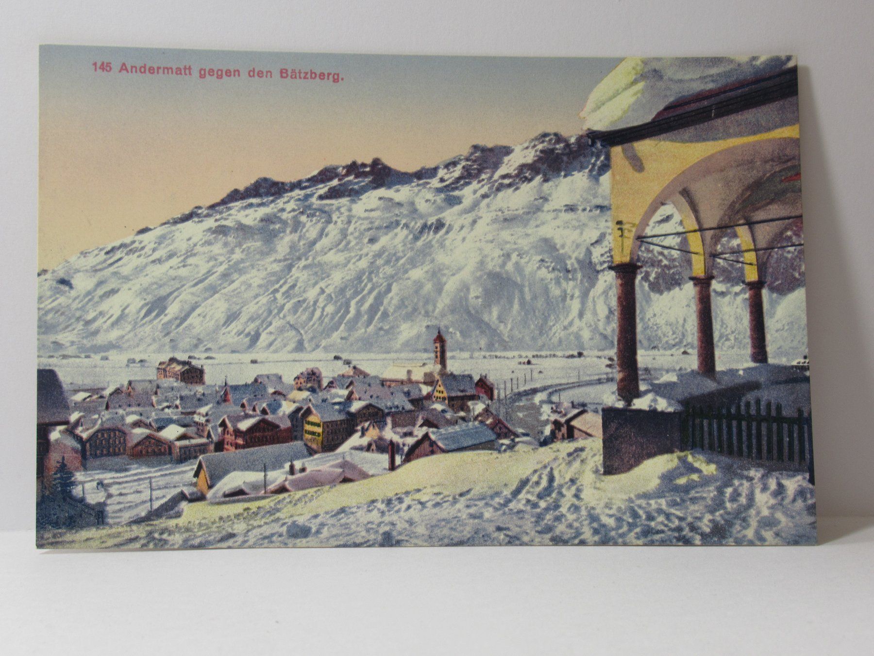Cartoline postali: Andermatt gegen den Bätzberg , Kirche – Nuovo (secondo la descrizione) da Grenchen venduto da Bluemchen1900 1