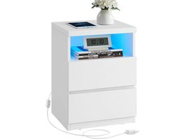 Nachttisch mit Verstellbarer LED-Beleuchtung VESPER