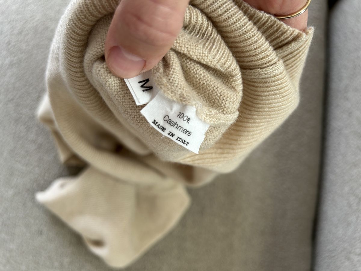 Top: Cashmere Top Beige - fast neu – Usato da Zürich venduto da ell_v7k7 4