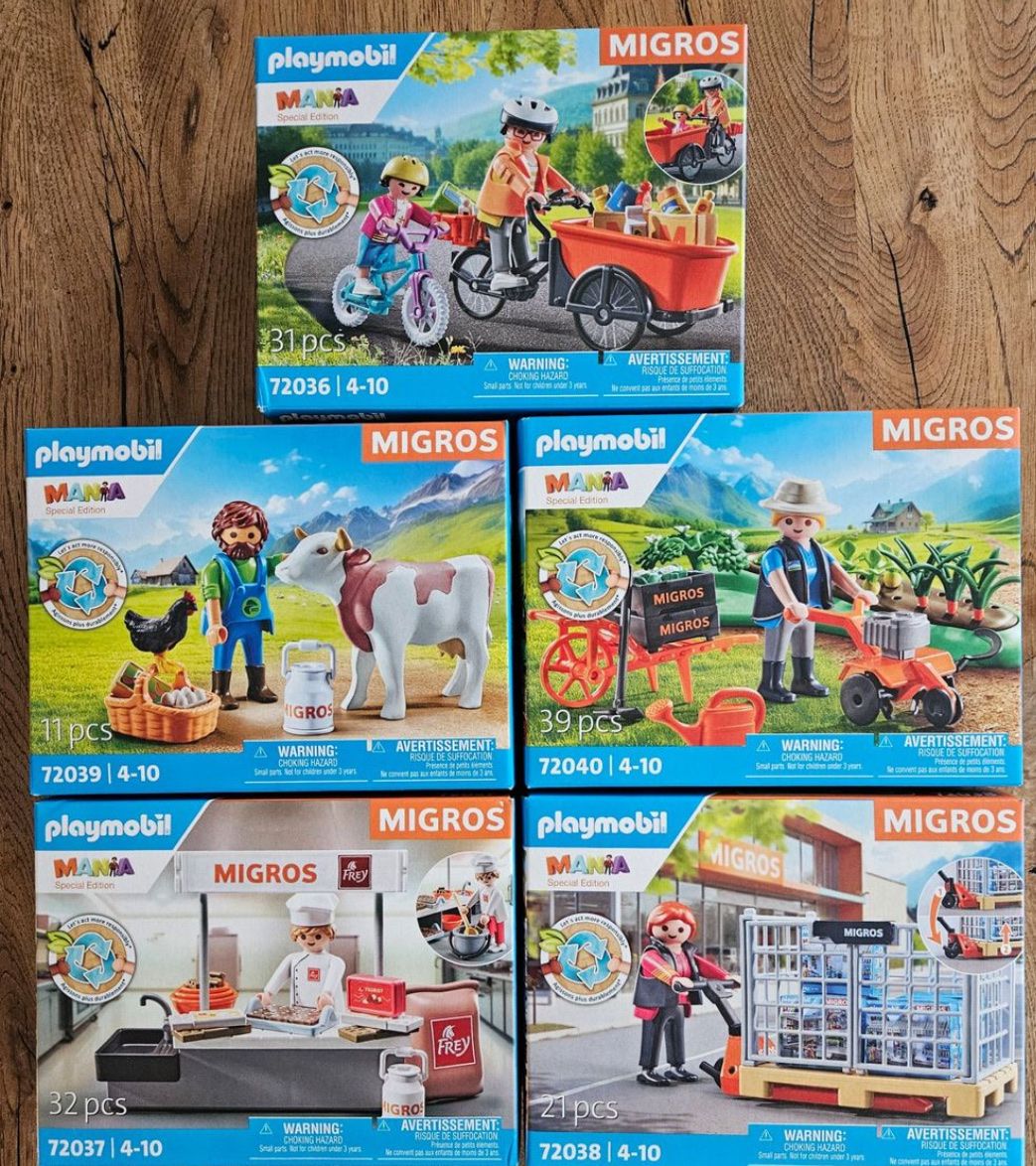 Playmobil Giocattoli: Migros Playmobil – Nuovo e nell'imballaggio originale da Rümlang venduto da sasoa
