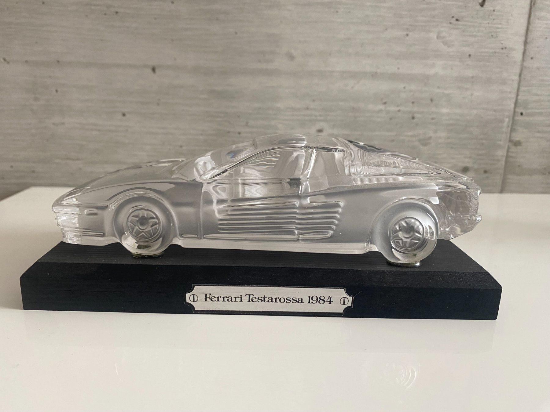 Ferrari Modellini d'auto: Ferrari Testarossa 1984 - Modell aus Glas – Usato da Unterterzen venduto da bac_287t