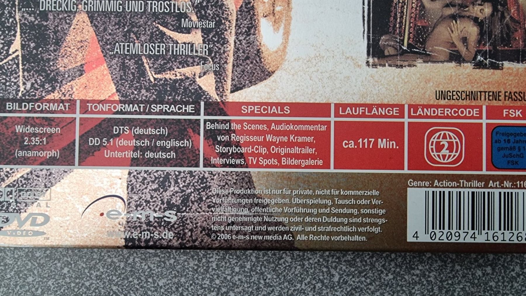 Tutti i DVDs: DVD Running Scared Steelbook – Usato da Oetwil am See venduto da fineli2 1