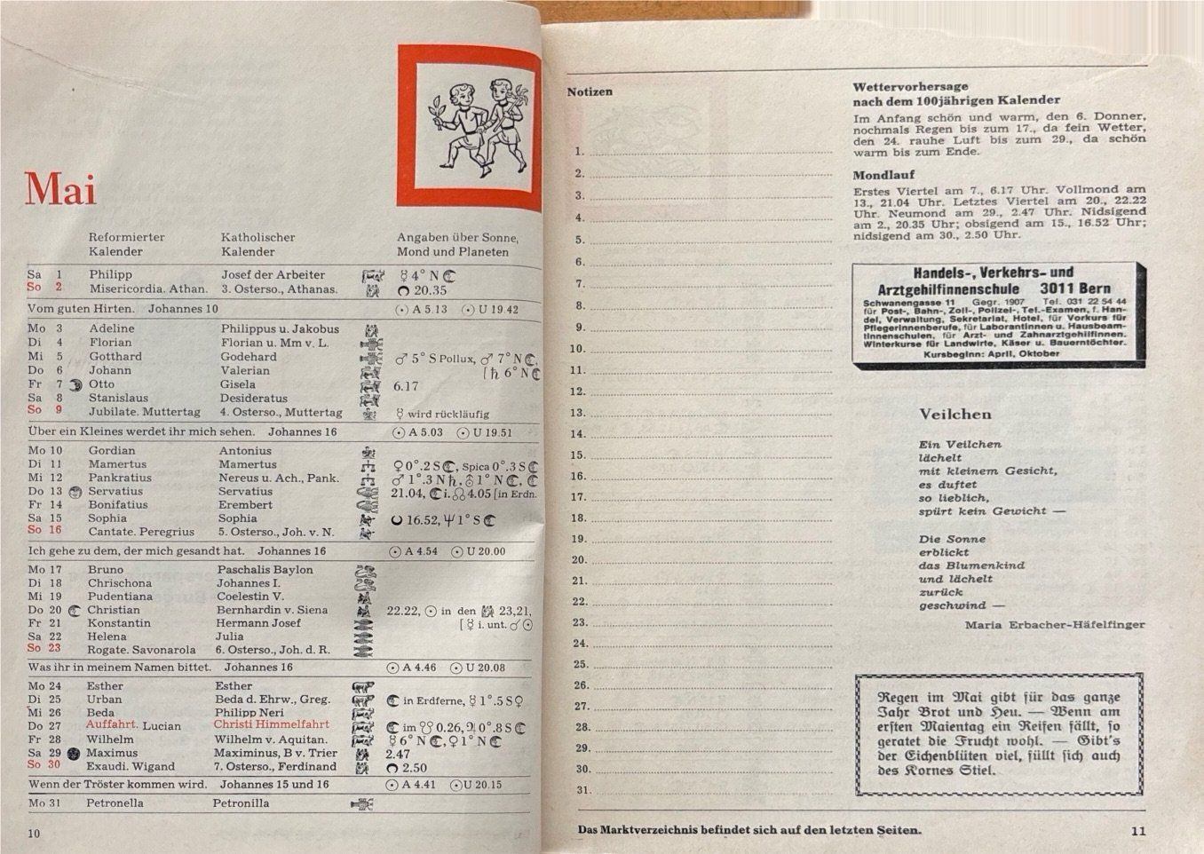 Libri: Feierabend Kalender 1976 – Usato da Sarnen venduto da Livres 2