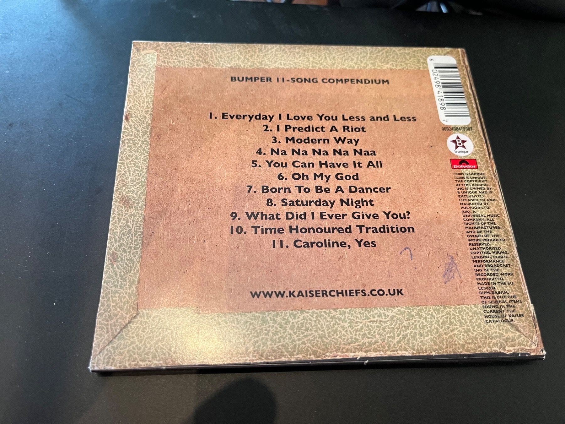 CDs: Kaiser Chiefs - Employment - HH21A – Gebraucht aus Küsnacht ZH von hardrock.earth 1
