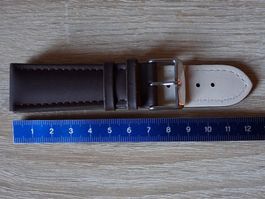 24mm Bracelet de montre en cuir