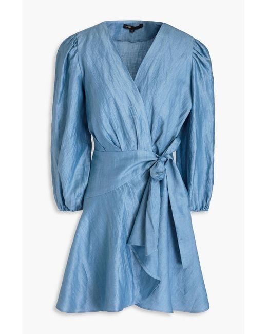 Maje Robes: Maje Linen Blue Dress – D'occasion à St.Josefen par lop_lh8d 1