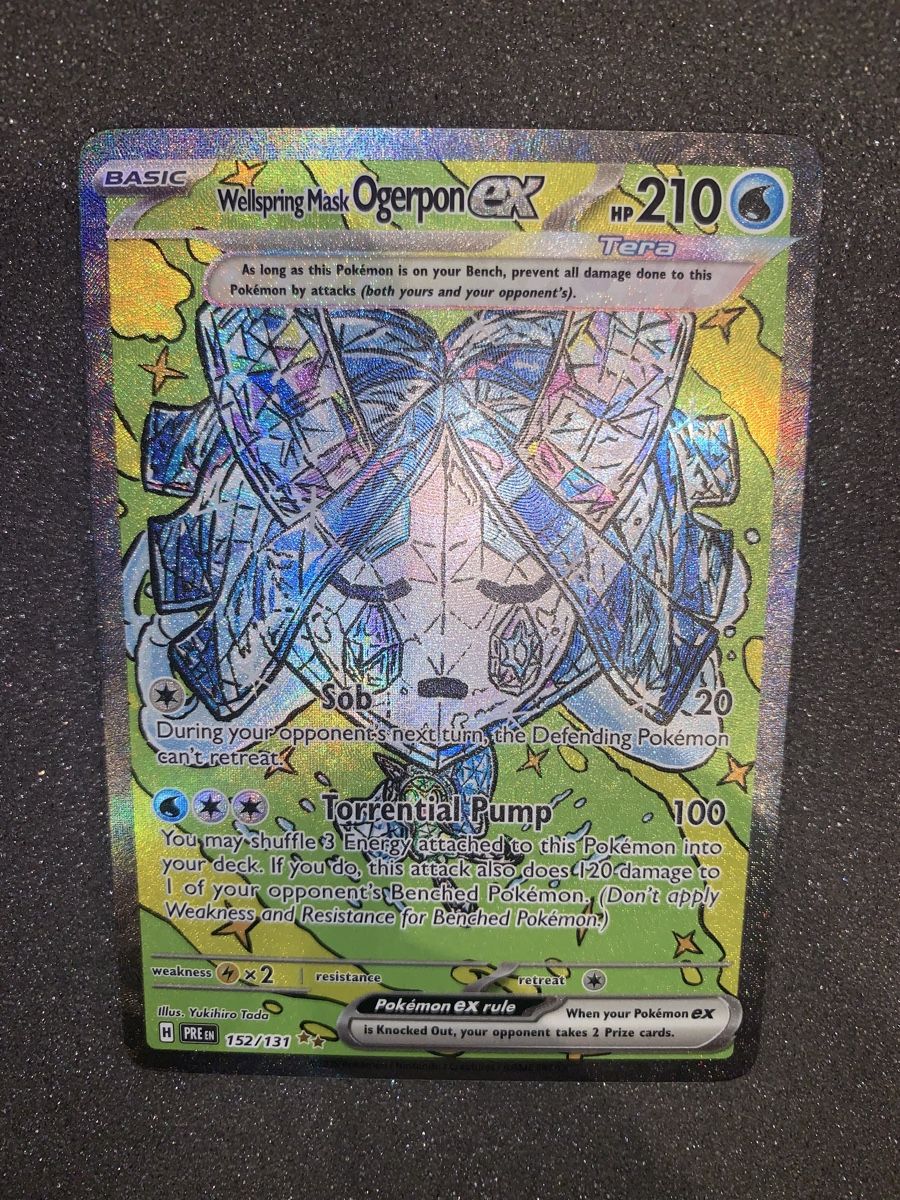 Pokémon Sammelbilder & Trading cards: Wellspring Mask Ogerpon EX 152/131  – Gebraucht aus Bironico von ars_z6lb 5