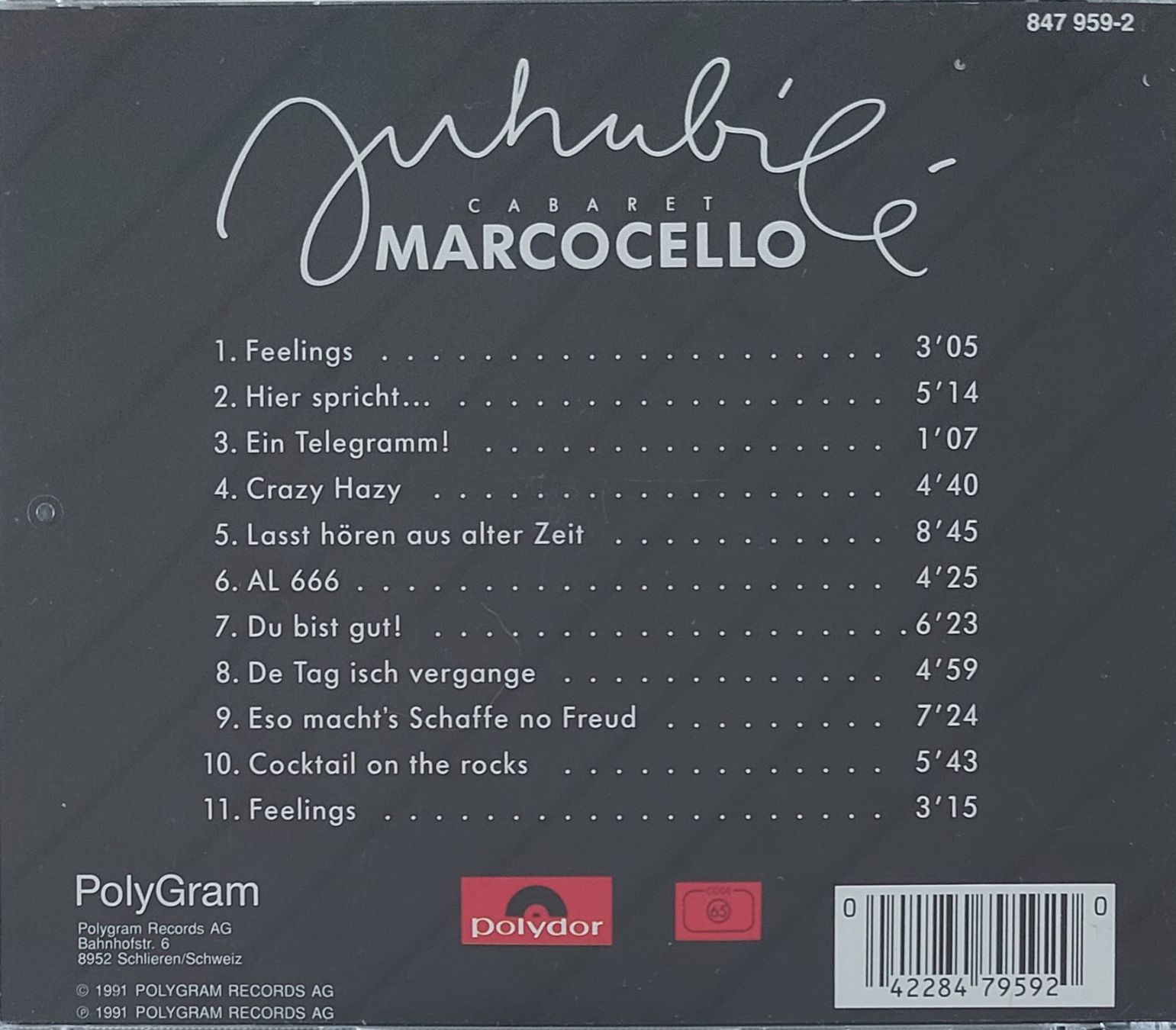 CD: Marcocello (CD) – Usato da Mellingen venduto da esteini4 1